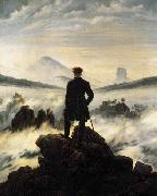 Caspar David Friedrich The Wanderer above the Mists Spain oil painting artist